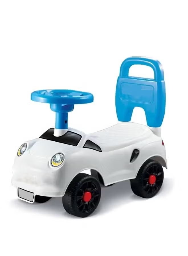 2-Speed Activity Ride-On Toy with Push Handle & Steering Wheel - 21.5x33x50cm Removable Ideal for Toddlers & Kids Ages 1-3, Indoor & Outdoor Play - Image 1